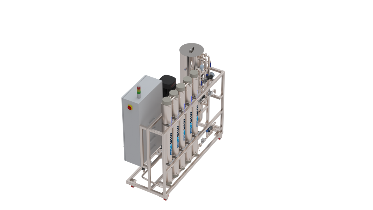 RO-S hemodialysis water treatment system front view